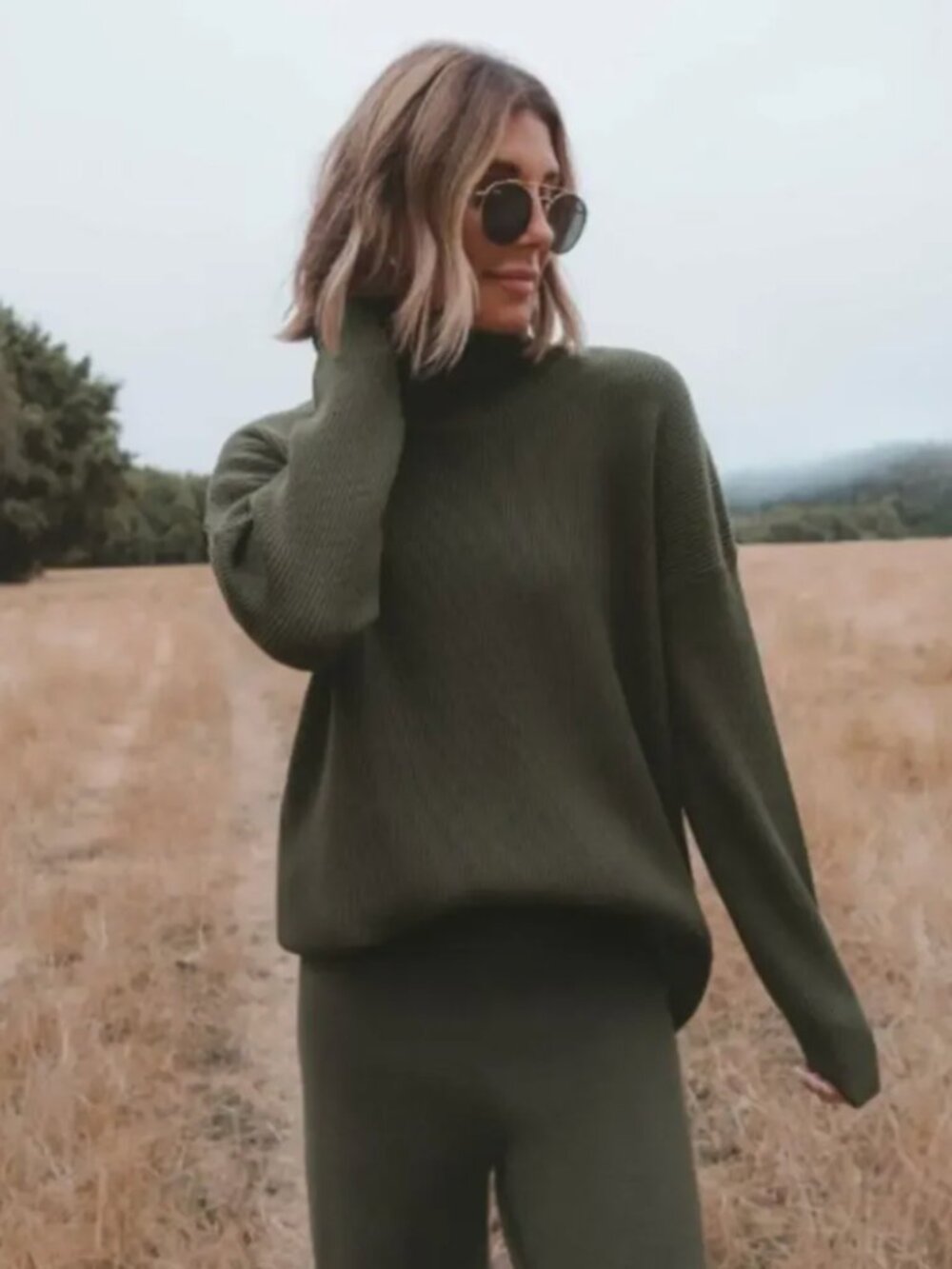 Splendid x Cella Jane Blog | Oversized Ribbed Turtleneck